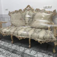 مبل سلطنتی ۷نفره بامیزوعسلی|مبلمان خانگی و میز عسلی|فلاورجان, |دیوار