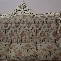 مبل 9 نفر سلطنتی با پارچه خارجی|مبلمان خانگی و میز عسلی|اصفهان, باغ دریاچه|دیوار