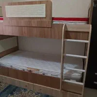 تخت دو طبقه با تشک