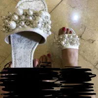 کیف مجلسی کاملا نو صندل مروارید و نگین|کیف، کفش، کمربند|کرج, عظیمیه|دیوار