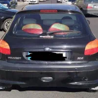 چراغ عقب 206 کبریتی آکسو  بالا نارنجی