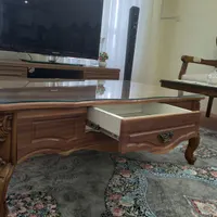 میزجلو مبلی درحد فوق العاده نو باشیشه|مبلمان خانگی و میز عسلی|سراب, |دیوار