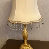 اباژور برنز با ابکاری طلافرانسه|چراغ خواب و آباژور|تهران, نیلوفر|دیوار