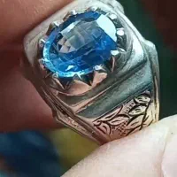 انگشتر یاقوت کبود سریلانکا طبیعی|جواهرات|تهران, جوادیه|دیوار