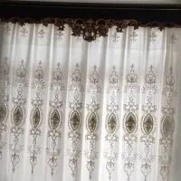 پرده دو عدد|پرده، رانر، رومیزی|رشت, حومه رشت|دیوار