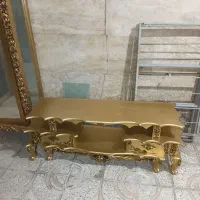 ست بوفه ساعت ایستاده و میز تلویزیون|بوفه، ویترین، کنسول|صباشهر, |دیوار