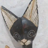 مجسمه های ایستاده چوب|صنایع دستی و سایر لوازم تزئینی|پاکدشت, پاکدشت (مامازند)|دیوار