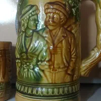 ست پارچ و لیوان عتیقه (نو)|کلکسیون اشیاء عتیقه|تهران, باغ خزانه|دیوار