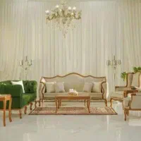 مبلمان ۸ نفره کاملا نومناسب جهیزیه