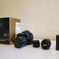 Nikon d750 به همراه چند لنز و متعلقات
