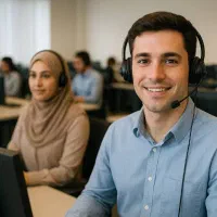 پاسخگوی تلفنی شیفت عصر فقط آقا