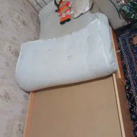 تخت نوجوان با کشو و تشک تمیز|تخت و صندلی بچه|مشهد, طلاب|دیوار