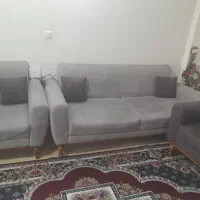 مبل هفت نفر با سه عدد جلومبلی|مبلمان خانگی و میز عسلی|تهران, والفجر (افسریه)|دیوار
