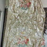 کنار پرده گلدوزی مخمل درجه «۱»|پرده، رانر، رومیزی|کرج, اسدآباد|دیوار