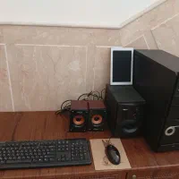 کیس و کامپیوتر با باند مجزا و موس،کیبورد