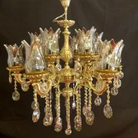 فروش ویژه لوستر ۴ ماهه بدون سود|لوستر و چراغ آویز|قم, کاسه گران|دیوار