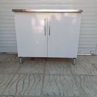 سینک ظرفشویی دوقلو با کابینت ام دی اف100در60|مصالح و تجهیزات ساختمان|شیراز, شهرک کوشکک|دیوار
