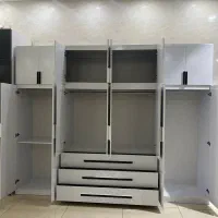 کمددیواری باکسی/کمد دیواری ۳ کشو دستگیره چوبی مدرن|جاکفشی، کمد، دراور|پردیس, فاز ۲|دیوار