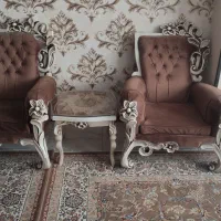 مبل 7 نفره و میز ناهار خوری 6نفره|مبلمان خانگی و میز عسلی|کرج, شاهین‌ویلا|دیوار