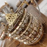 لوستر طلایی|لوستر و چراغ آویز|تهران, جنت‌آباد شمالی|دیوار