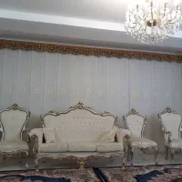 پرده پذیرایی شیک درحد به درگاه ۷/۵ فلت|پرده، رانر، رومیزی|قم, پردیسان|دیوار