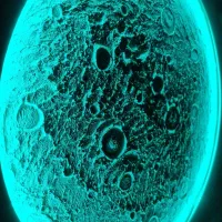 ماه شب خاب برجسته تکسچر|چراغ خواب و آباژور|رشت, پیرسرا|دیوار