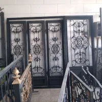 در درب حیاطی درب فرفورژه|مصالح و تجهیزات ساختمان|رباط‌کریم, شهرک صنعتی صباشهر|دیوار