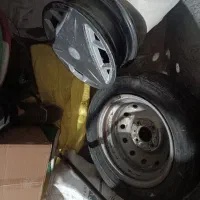 رینگ پراید2عددیکیشون لاستیک 60درصدداره