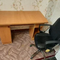 میزکامپیوتر و صندلی گردون درحد نو|میز تحریر و کامپیوتر|اردبیل, |دیوار