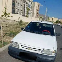 پراید سفید مدل 89 بی رنگ
