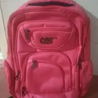 کوله پشتی صورتی cat