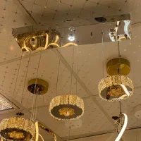 لوستر مدرن /3حلقه‌ای /لاینری