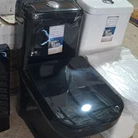 توالت فرنگی مشکی خروجی ده ریملس|لوازم سرویس بهداشتی|قزوین, |دیوار