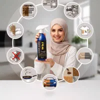 اسپره همه کاره قوی نانو کلین|مواد شوینده و دستمال کاغذی|الیگودرز, |دیوار