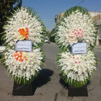 کد ۷۶۵ تاج گل ترحیم جشنی افتتاحیه نمایشگاه