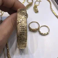 سرویس طلا انگشتر طلا تکپوش طلا سکه پارسیان|جواهرات|مسجد سلیمان, |دیوار