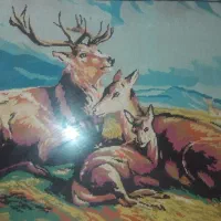 دو عدد کوبلن بزرگ خیلی قدیمی سالم تمیز