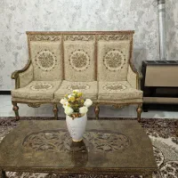 مبلمان کلاسیک ۹نفره بدون هیچ عیب و نقصی|مبلمان خانگی و میز عسلی|تاکستان, |دیوار