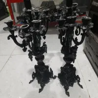 سلام عرض ادب دو عدد شمعدونی وه همراه ساعت مچی