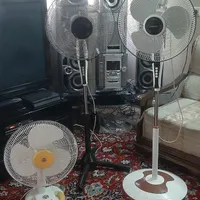پنکه پایه بلند و پایه کوتاه یکجا سالم