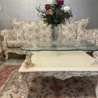 مبلمان استیل ۹ نفره با میزناهار خوری۴ نفره