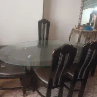 فروش نیز نهارخوری شش نفره چرم