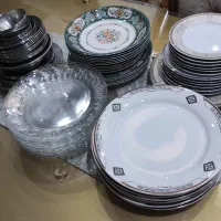 پلوخوری چینی وسرویس استیل وملامین