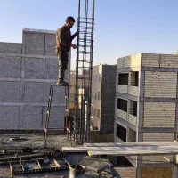 اجرای اسکلت بتنی ساختمان با مصالح ودستمزدی