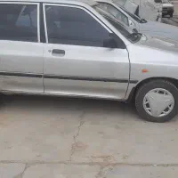 پراید ۸۹نقره ای دوگانه شرکتی سقف لکه رنگ