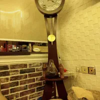 ساعت ایستاده چوبی