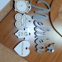 طراحی اسم کودک با ام دی اف