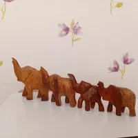 فیل هندی چوبی کار دست