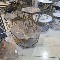 جلو مبلی عسلی میز جلومبلی فلزی کنسول مدل شش ضلعی|مبلمان خانگی و میز عسلی|مشهد, شهرک رازی (شهرک غرب)|دیوار