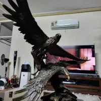 شکار موش مجسمه برنزی برنز